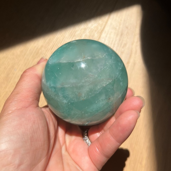 Green fluorite (ad) sphere | crystal - Picture 7 of 13
